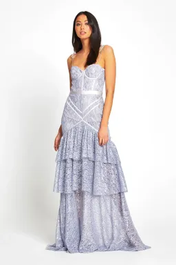 Alice McCall Sandstorm Gown Blue Size 10 for rent on The Volte - image 1