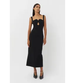 Camilla and Marc Brixton Midi Dress Black Size 8 for rent on The Volte - image 1