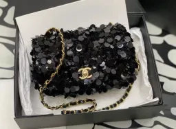Chanel Sequin Mini Bag Black for rent on The Volte - image 2