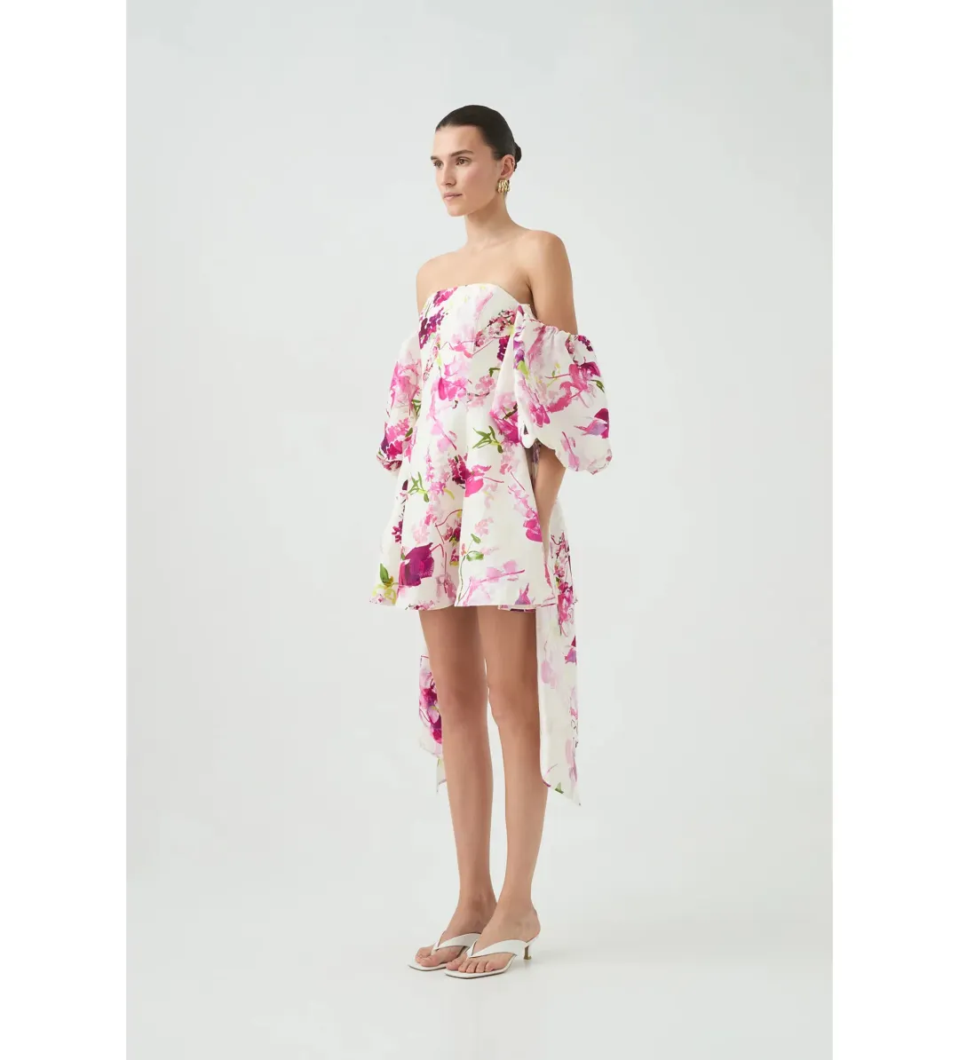 Aje Incarnation Mini Dress Fresh Flora Size AU 12 for rent on The Volte - main image