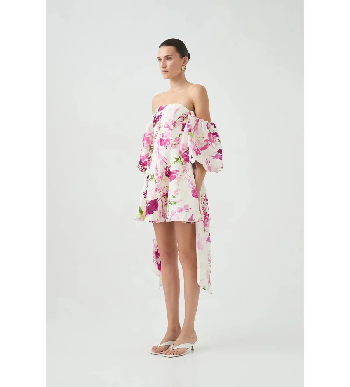 Aje Incarnation Mini Dress Fresh Flora Size AU 12 for rent on The Volte - main image