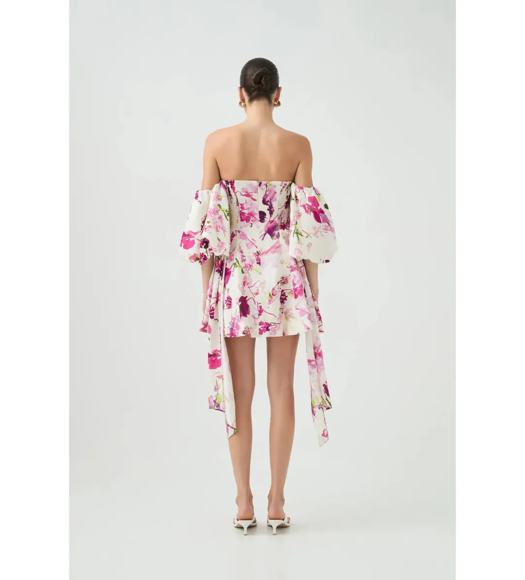 Aje Incarnation Mini Dress Fresh Flora Size AU 12 for rent on The Volte - main image