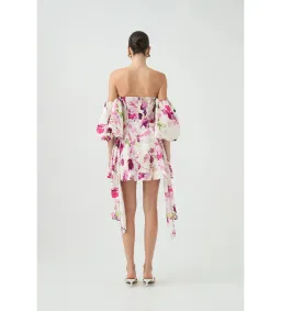 Aje Incarnation Mini Dress Fresh Flora Size AU 12 for rent on The Volte - image 2