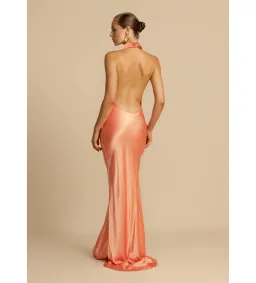 Arcina Ori Gaia Dress in Papaya Size S / AU 8 for rent on The Volte - image 3