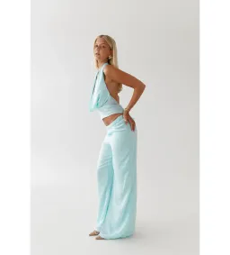 HNTR  Isabelle Top and Pant Set Aqua Size AU 8 for rent on The Volte - image 2