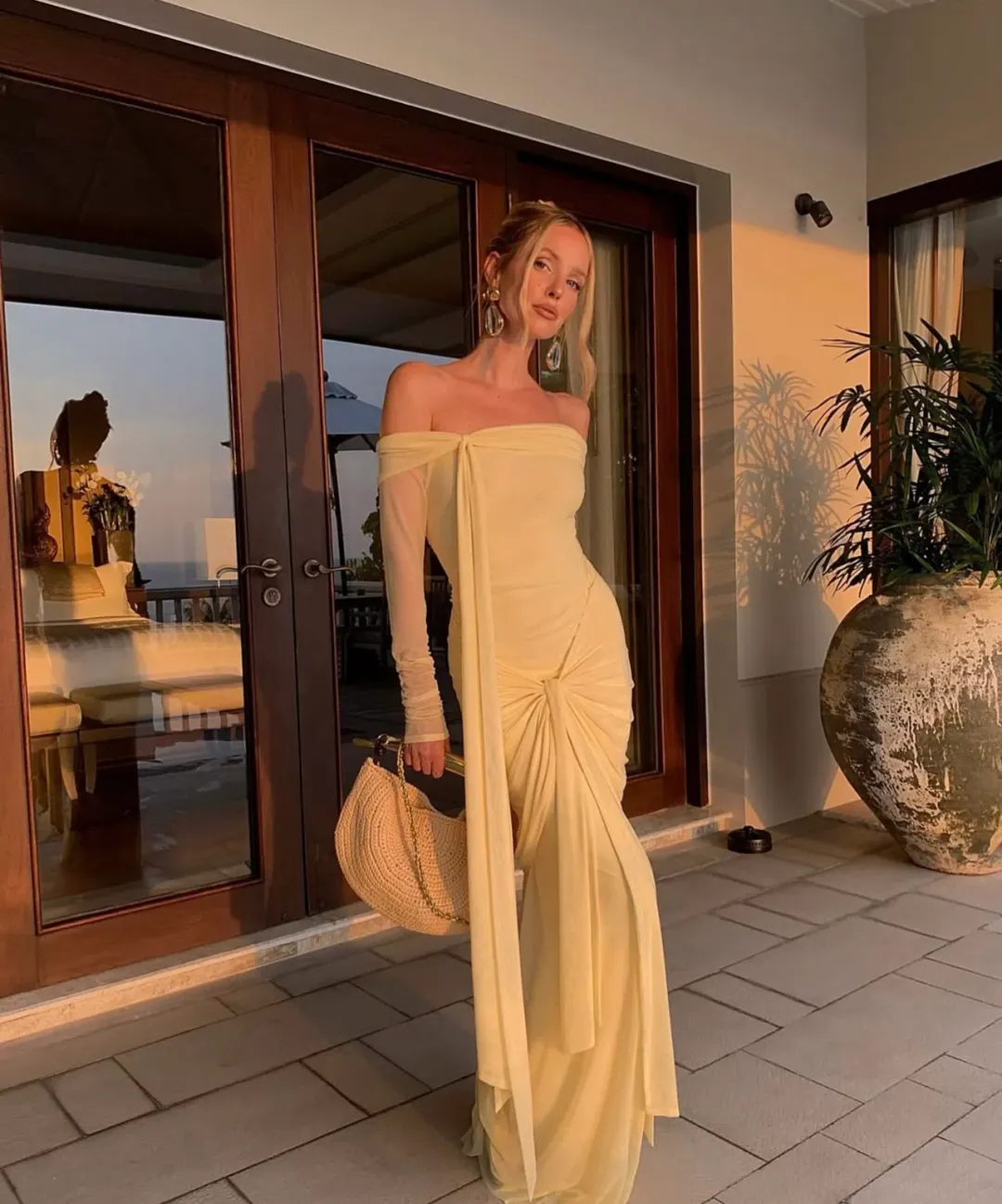 Deme by Gabriella Heloise Gown in Yellow Size S / AU 8 for rent on The Volte - main image
