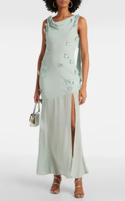 Rotate Birger Christensen Waterfall Maxi Blue Size 8 for rent on The Volte - image 1
