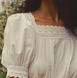 Doen Mignonette Cotton Poplin Dress White Size M / AU 10 for rent on The Volte - image 4