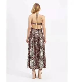 Alice McCall Havana Affair Midi Dress Tigers Eye Print Size XL / AU 14 for rent on The Volte - image 3