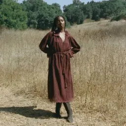 Doen Persephone Dress Burgundy Size AU 8 for rent on The Volte - image 2