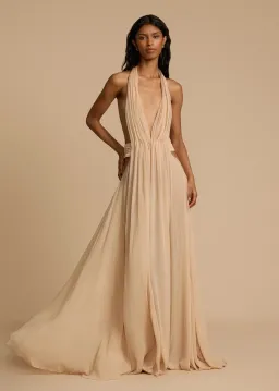Arcina Ori Florence Maxi Dress Vintage Stone Nude Size XS / AU 6 for rent on The Volte - image 1