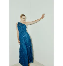 Manning Cartell Enchantment One Shoulder Dress in Royal Blue Size AU 14 for rent on The Volte - image 5