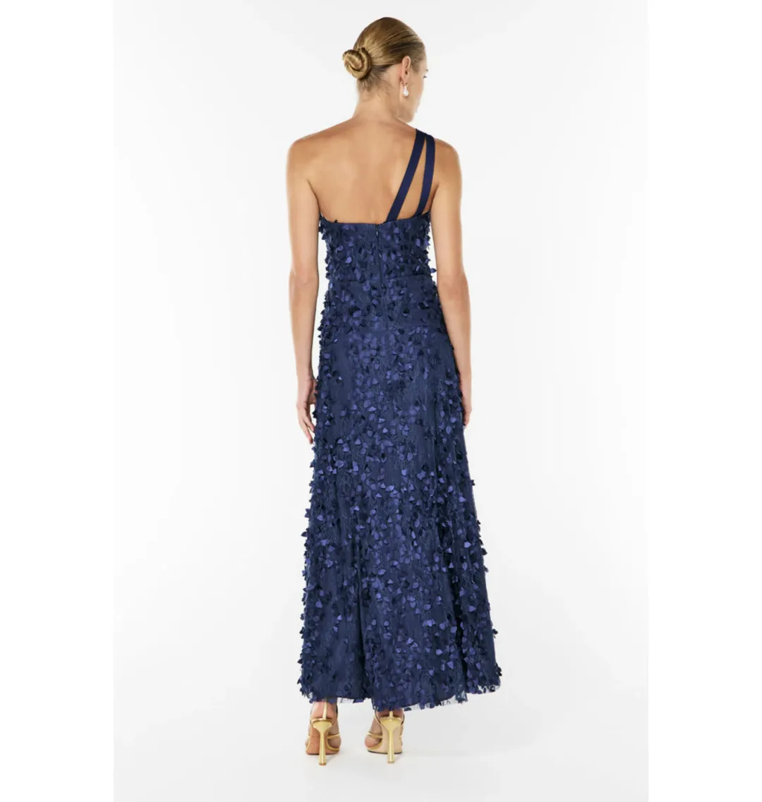 Manning Cartell Enchantment One Shoulder Dress in Royal Blue Size AU 14 for rent on The Volte - main image