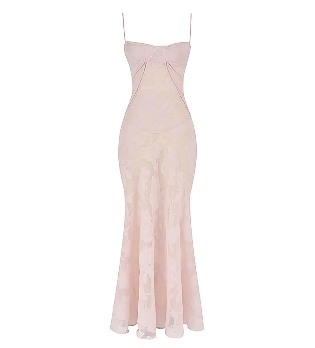 House of CB Seren Maxi Dress Pink Size XS / AU 6 for rent on The Volte - main image