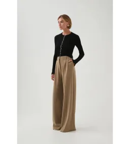 Aje Alchemy Knit Cardigan Black/Ivory Logo Size S/AU 8 for rent on The Volte - image 3