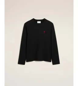 Ami De Coeur Cotton Long Sleeves T-Shirt Black Size M/AU 8 for rent on The Volte - image 5