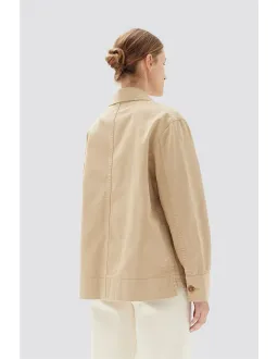 Assembly Label Madison Jacket Light Khaki Size AU 10 for rent on The Volte - image 5