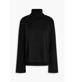 Simkhai Mateo Long Sleeve Turtleneck Top Black Size M/AU 12 for rent on The Volte - image 4