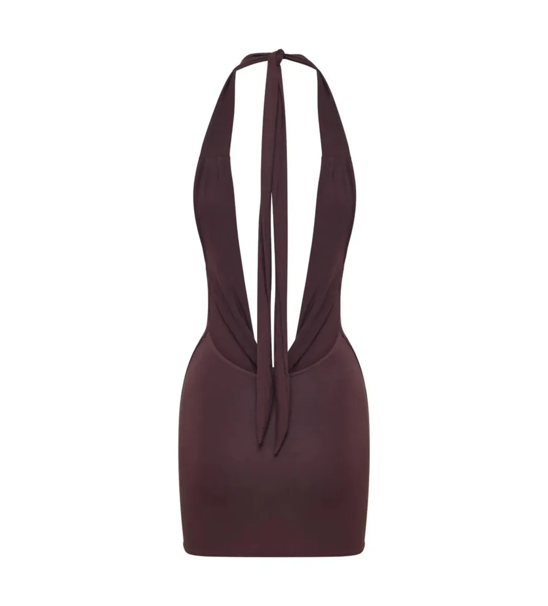 Saboa Bembé Mini Dress Espresso Size S/AU 8 for rent on The Volte - main image