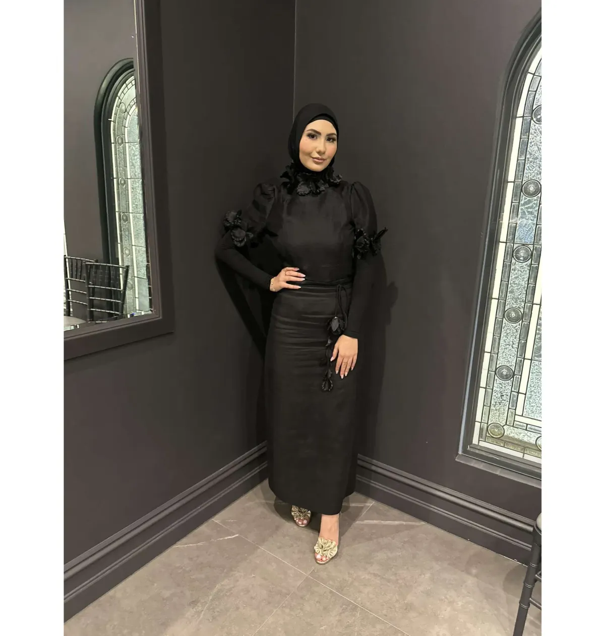 Zimmerman Floral Detailed Drawstring Skirt and Blouse for rent on The Volte - main image