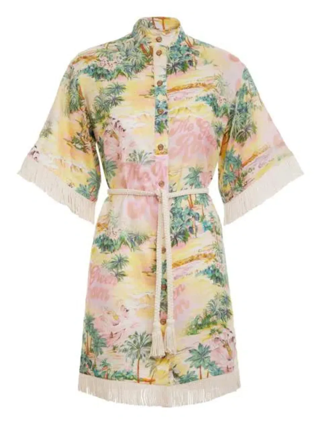 Zimmermann Vacay Short Sleeve Dress Size 1 / AU 10 for rent on The Volte - main image