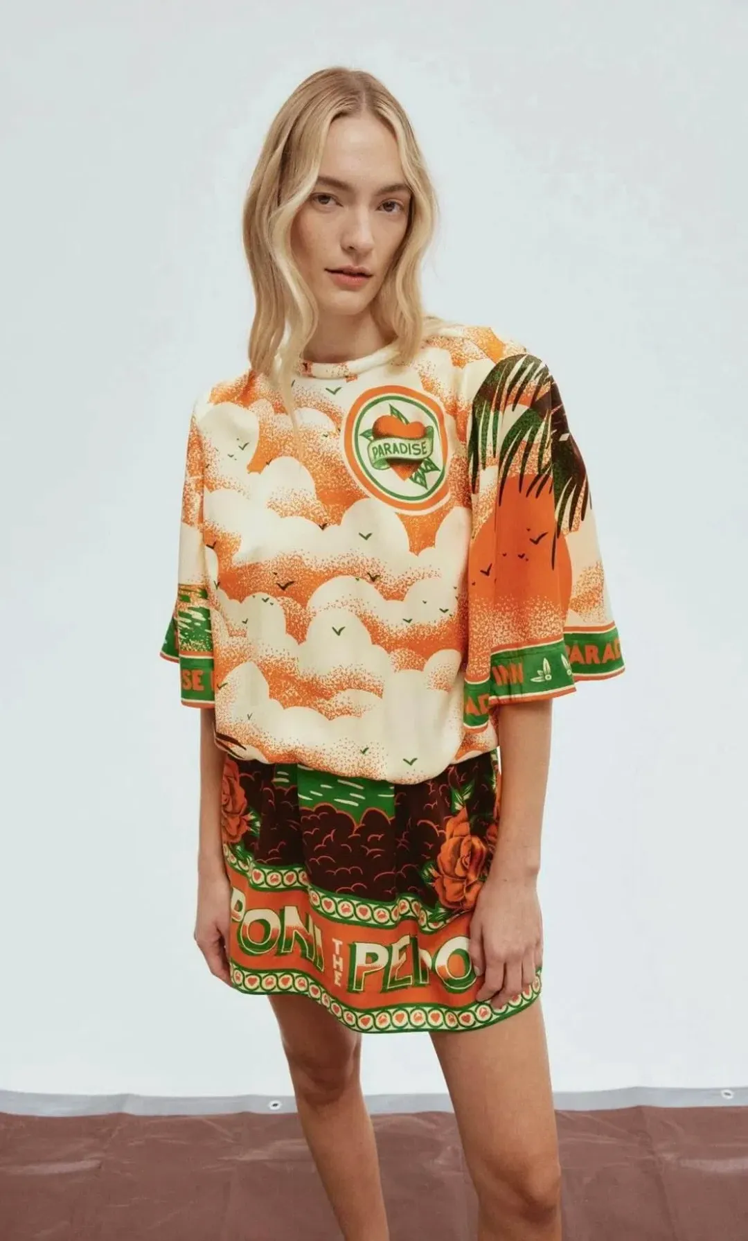 Alemais Bungalow Mini Dress In Multi In Size 8 for rent on The Volte - main image