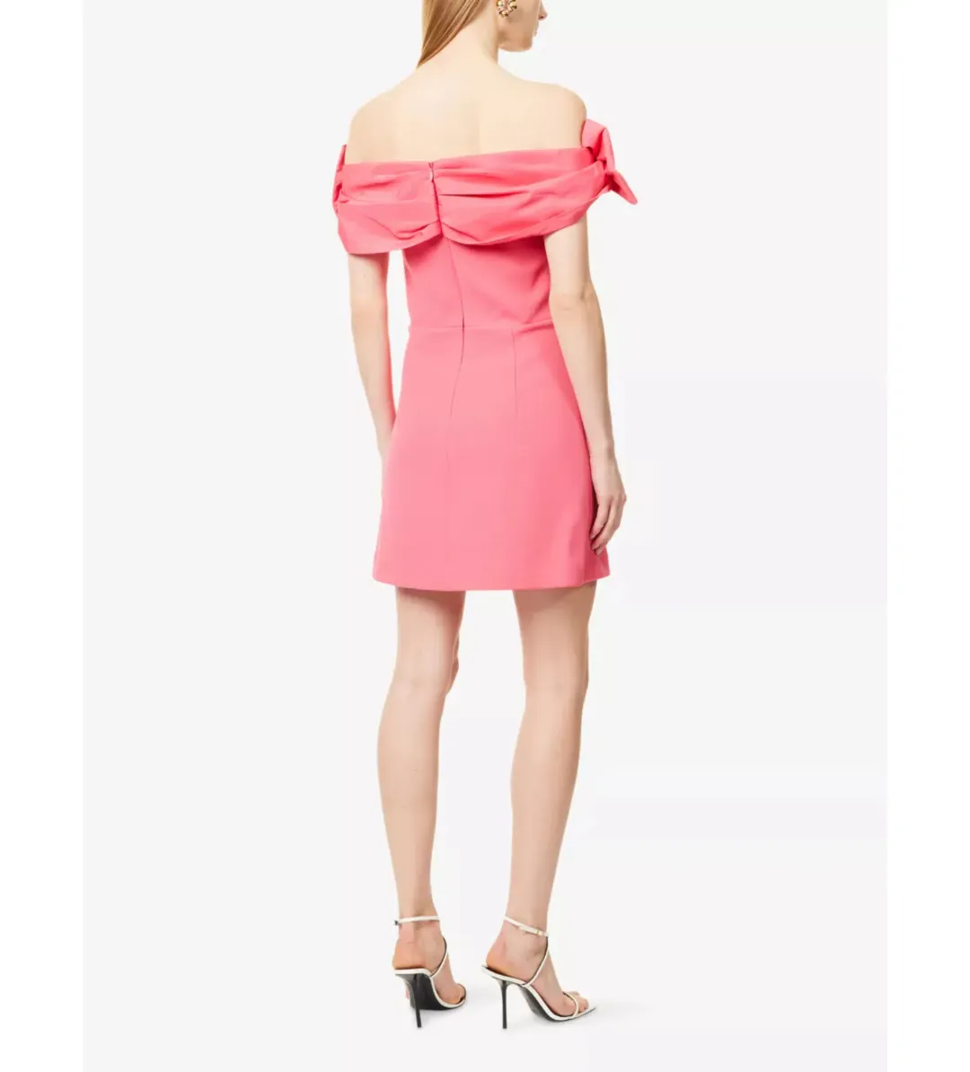 Rebecca Vallance Posey Off the Shoulder Stretch Crepe Mini Dress Size 8 for rent on The Volte - main image