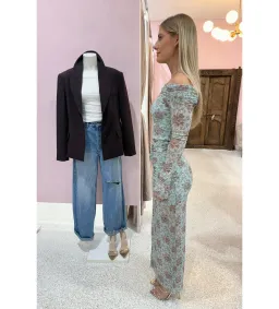 Bec and Bridge Twiggy Long Sleeve in Juniper Floral Size AU 10 for rent on The Volte - image 4