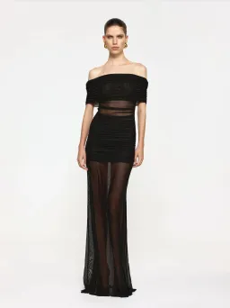 Effie Kats Windsor Gown Black XS/AU 6  for rent on The Volte - image 1