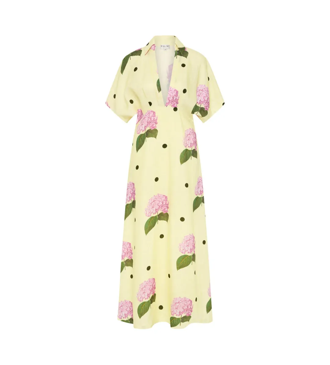 Palm Noosa Jasmine Dress Yellow Floral Size 8 for rent on The Volte - main image