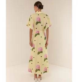 Palm Noosa Jasmine Dress Yellow Floral Size 8 for rent on The Volte - image 3
