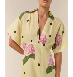 Palm Noosa Jasmine Dress Yellow Floral Size 8 for rent on The Volte - image 4