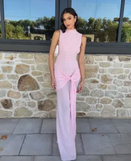 Effie Kats Roza Maxi Dress In Petal Pink Size M/AU 10 for rent on The Volte - image 6