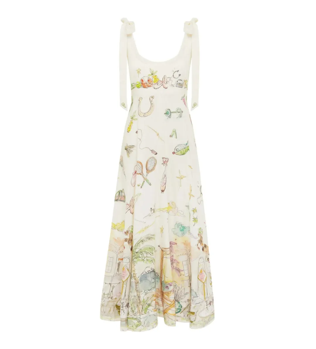 Alemais Anouk Ballet Sundress Print Size 12 for rent on The Volte - main image