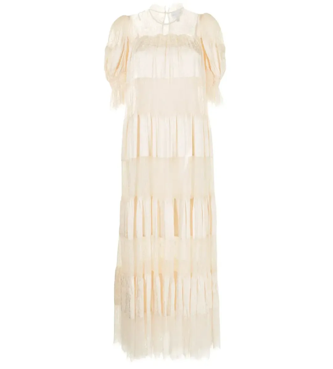 Alice McCall Sun Moon Maxi Dress in Nude Size 8 for rent on The Volte - main image