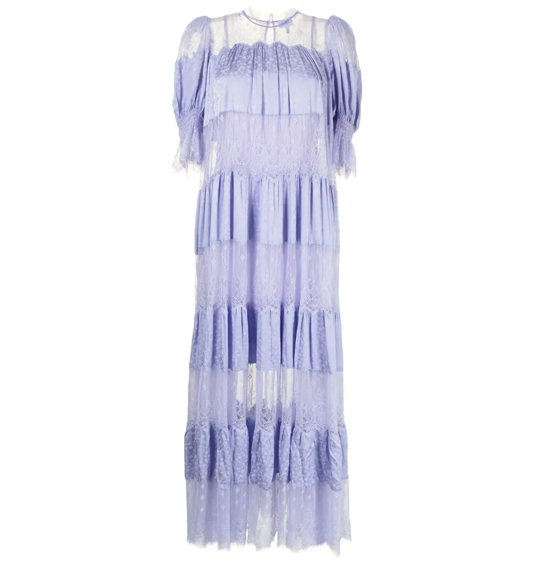 Alice McCall Sun Moon Maxi Dress Jacaranda Purple Size AU 8   for rent on The Volte - main image