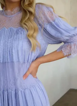 Alice McCall Sun Moon Maxi Dress Jacaranda Purple Size AU 8   for rent on The Volte - image 1