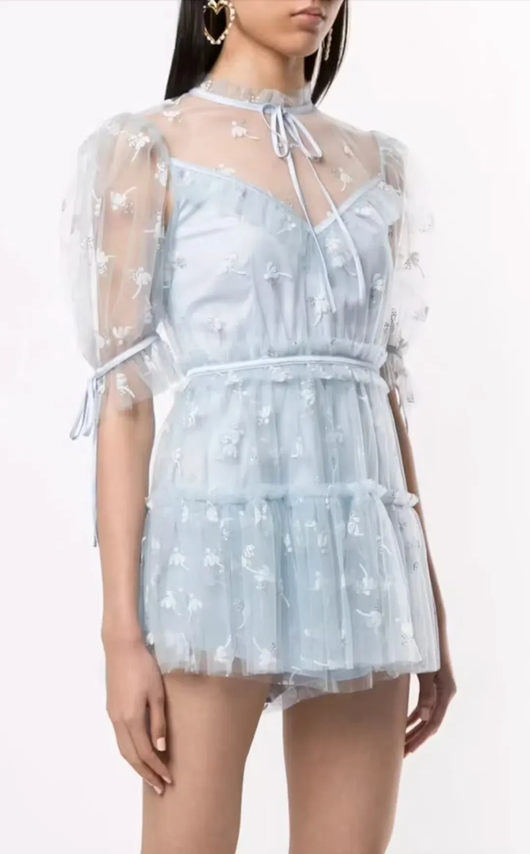 Alice McCall Lovers Playsuit Size 8 Blue for rent on The Volte - main image