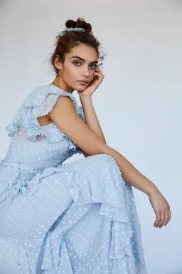 Alice McCall Moon Talking Gown Blue Size AU 8  for rent on The Volte - image 4