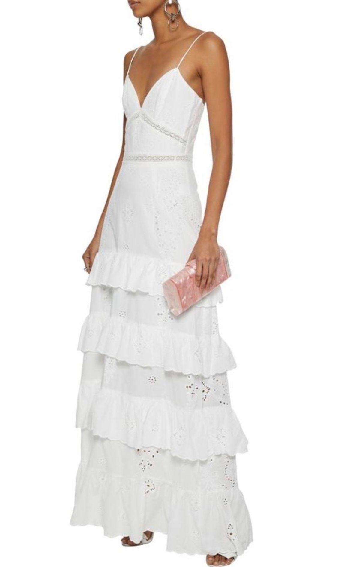 NICHOLAS White Broderie Dress Size 6 for rent on The Volte - main image