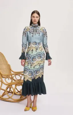 Alemais Madalena Midi Dress Size AU 12 for rent on The Volte - image 2