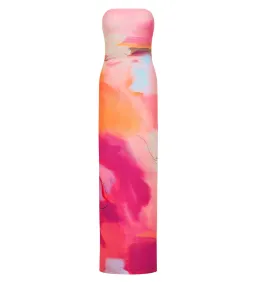 With Harper Lu - Strapless Slip Dress in Abstract Art Size AU 6 for rent on The Volte - image 5