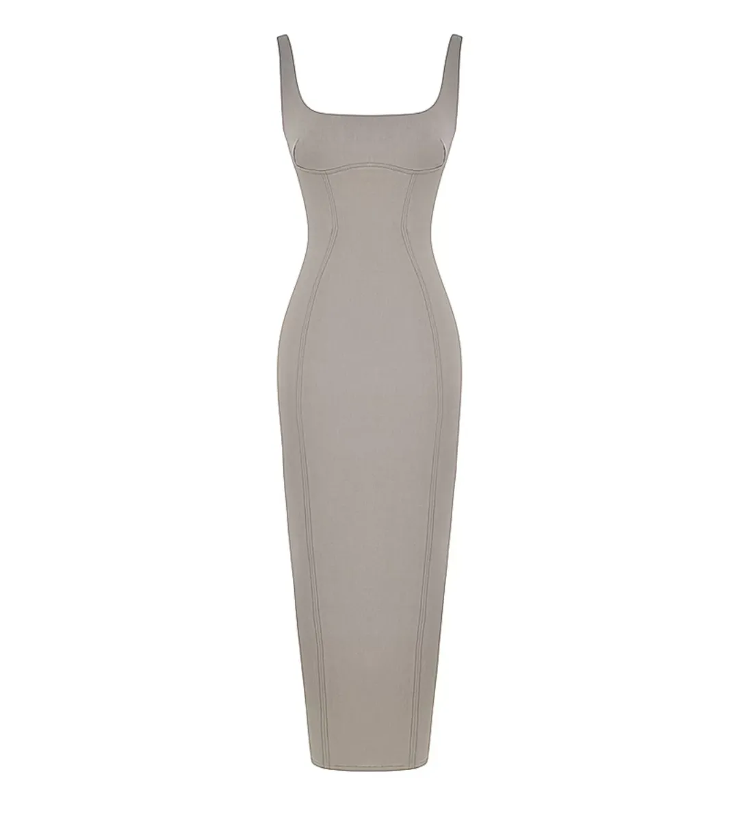 House of CB Rea Body Con Dress in Smoke Size 10 for rent on The Volte - main image