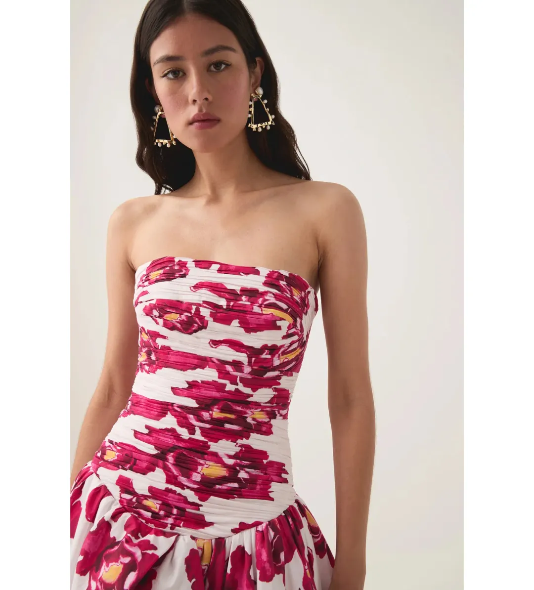 Aje Behold Maxi Dress in Boldly Blooming Size 8 for rent on The Volte - main image