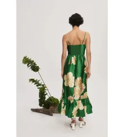 Alemais Sage Midi dress in Green Size AU 12 for rent on The Volte - image 3