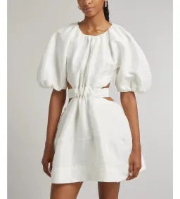 Aje Mimosa Cut Out Mini Dress in White size AU 14 for rent on The Volte - image 3