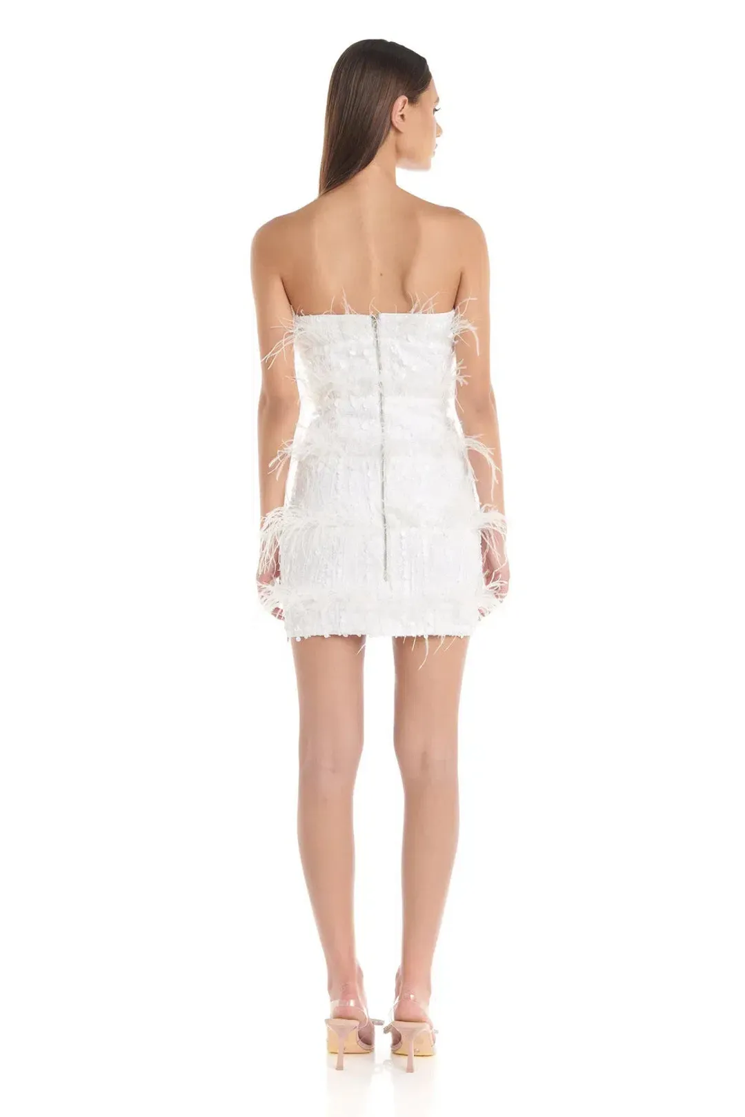 Eliya The Label Tiffany Mini Dress White Size 8 for rent on The Volte - main image