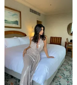 Calia Collection Leila Maxi Dress Taupe Size XS AU 6 for rent on The Volte - image 4