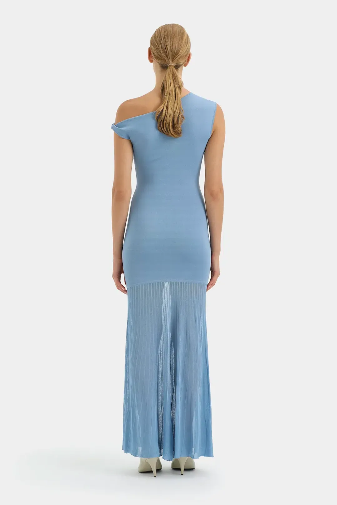 Sir Indigo Twist Dress in Blue Size 2 / AU 10  for rent on The Volte - main image