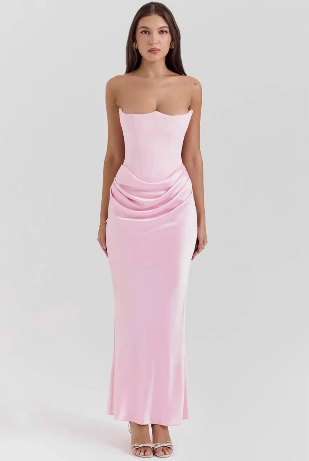 House Of CB Pink Persephone Dress Size 8 for rent on The Volte - main image